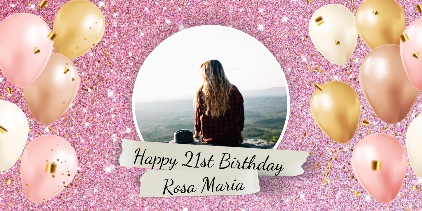 Custom Photo Birthday Banners