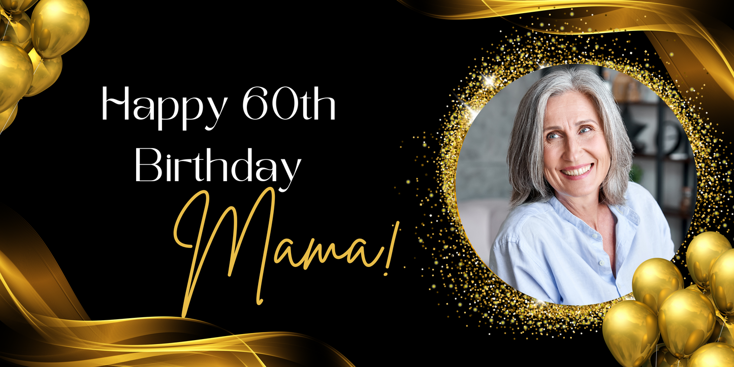 Custom Photo Birthday Banners