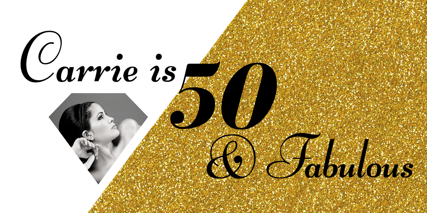 Custom Photo Birthday Banners