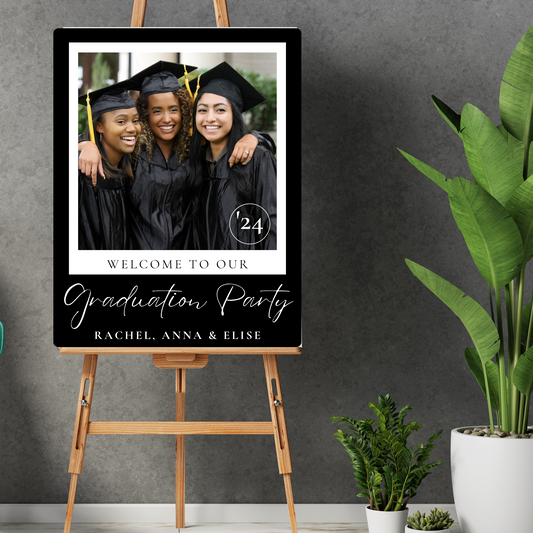 Custom Multiple Graduates Celebration Poster - DIgital Download