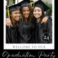 Custom Single Grad Photo Celebration Sign