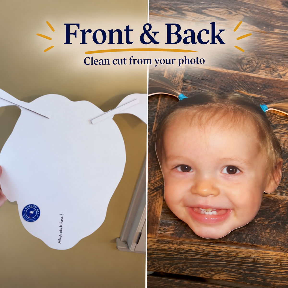 Custom Giant Photo Head – 18" × 24" Big Head Cutout