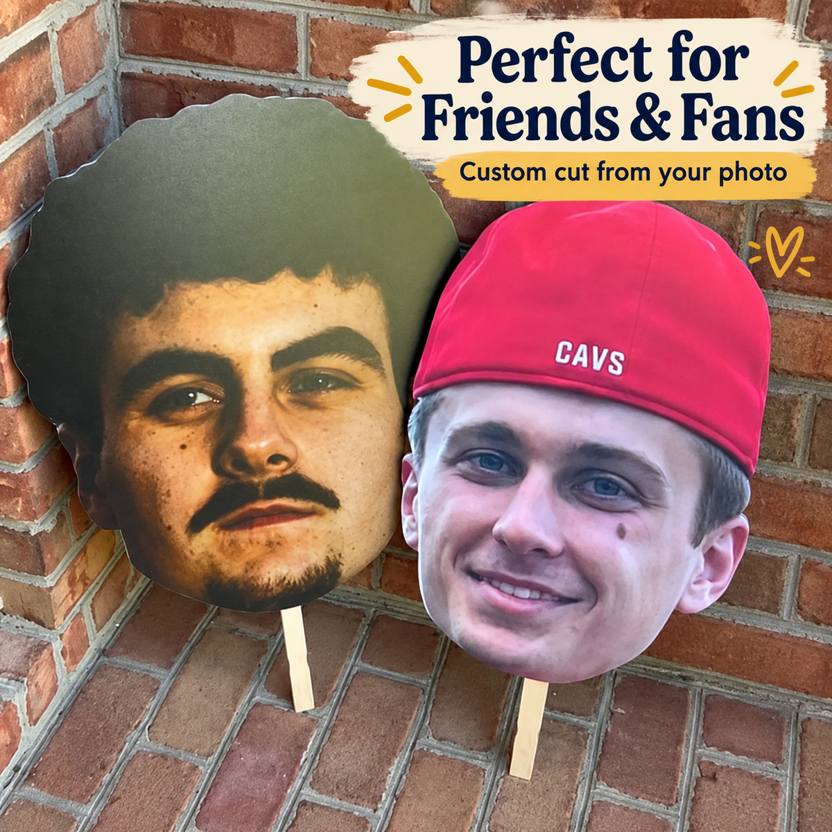 Custom Giant Photo Head – 18" × 24" Big Head Cutout
