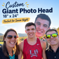 Custom Giant Photo Head – 18" × 24" Big Head Cutout