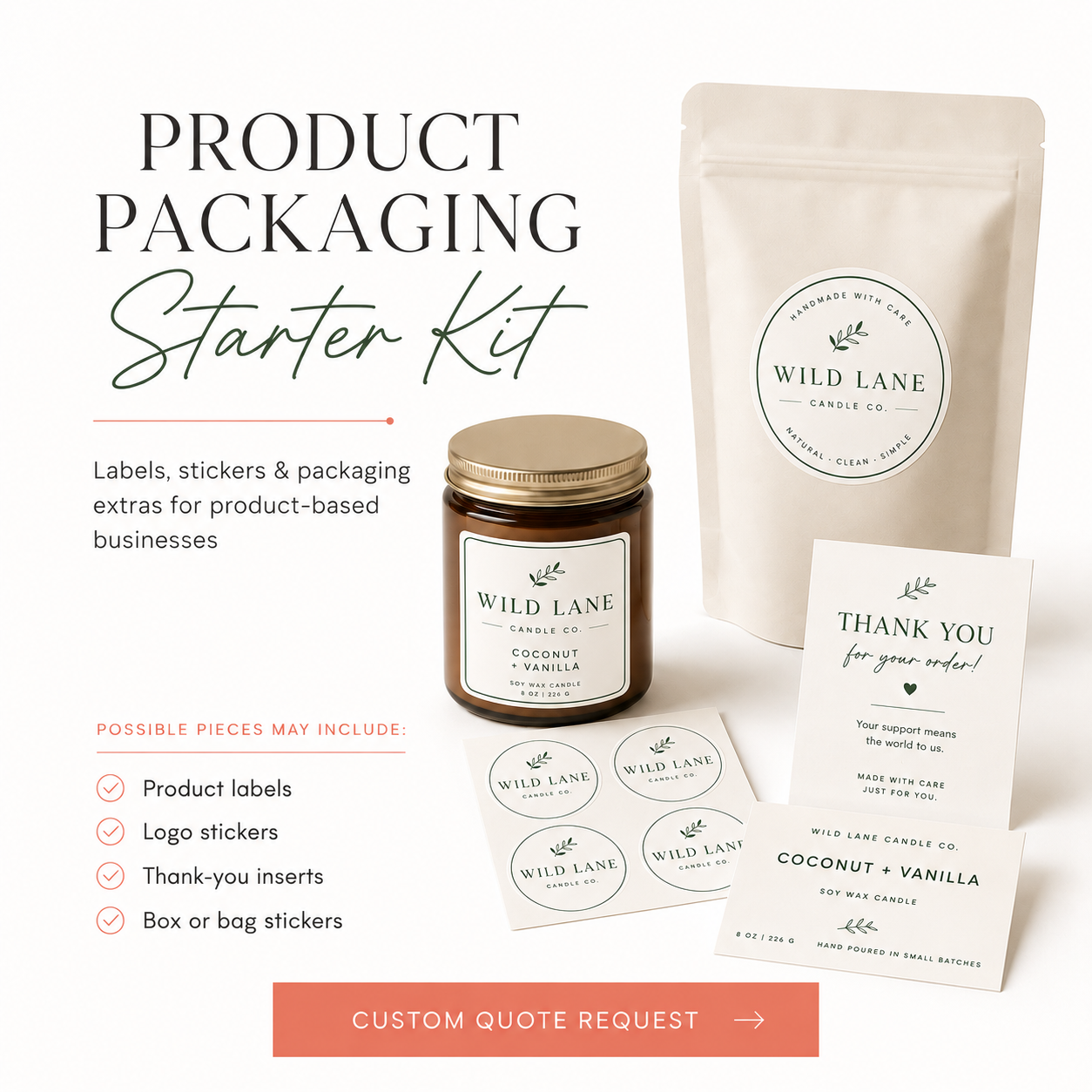 Product Packaging Starter Kit — Custom Quote Request