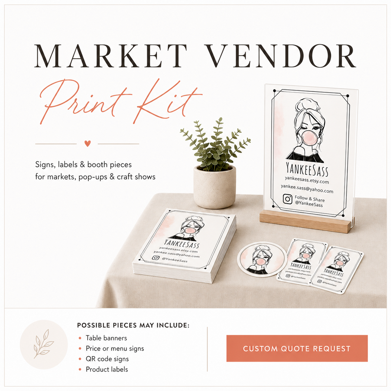 Market Vendor Print Kit — Custom Quote Request