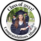 Graduation Photo Stickers - Circle