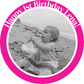 Birthday Photo Labels - Circle