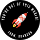 Outer Space Valentine's Day Stickers