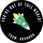 Outer Space Valentine's Day Stickers