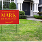 Custom Name Military Grad Yard Sign w/ Stake- 18"x24"