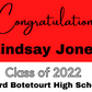 Custom Name Script Graduate Yard Sign w/ Stake- 18"x24"
