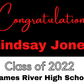 Custom Name Script Graduate Yard Sign w/ Stake- 18"x24"