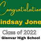 Custom Name Script Graduate Yard Sign w/ Stake- 18"x24"