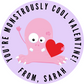 Cutie Monster Valentine's Day Stickers