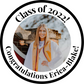 Graduation Photo Stickers - Circle