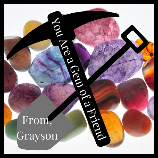 You Are a Gem of a Friend Valentine's Day Stickers