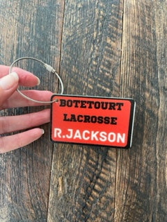 2"x3" Rectangle Acrylic Bag Tag